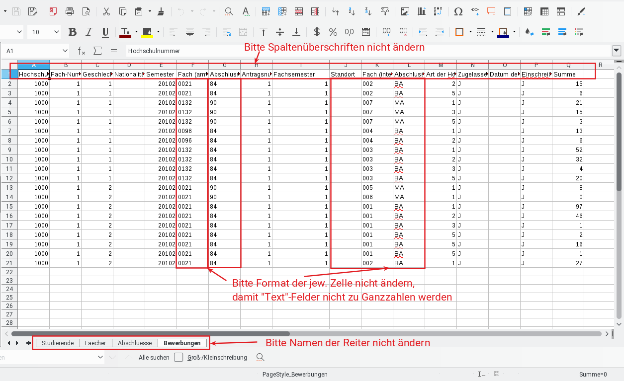 Datenpflege Fur Die Hochschulubergreifende Studierendenstatistik Bawue